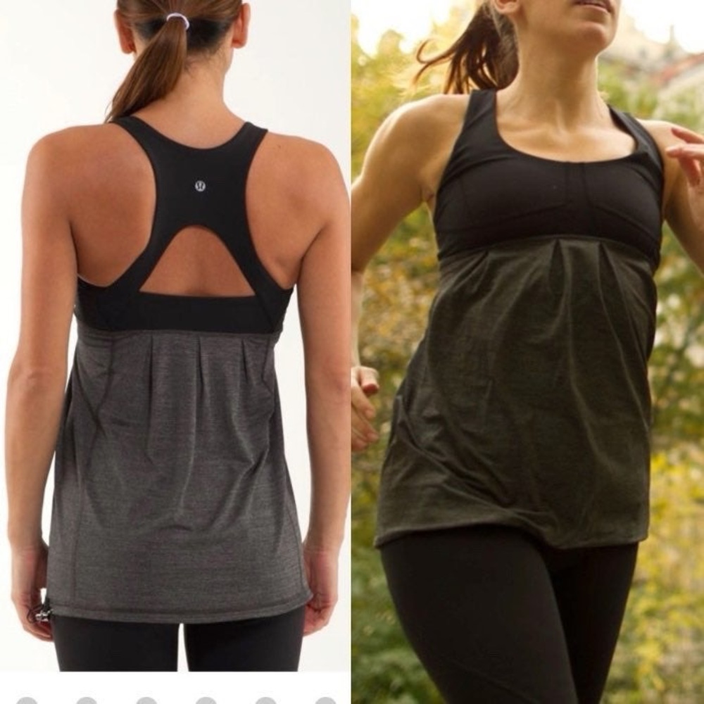 Lululemon Run Your Heart Out Tank Black
